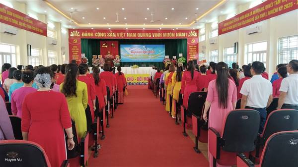 ĐẠI HỘI ĐẠI BIỂU PHỤ NỮ XÃ AN QUANG LẦN THỨ I, NHIỆM KỲ 2025 – 2030 THÀNH CÔNG TỐT ĐẸP