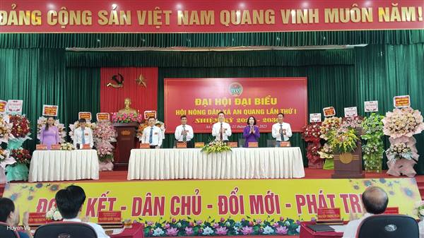 ĐẠI HỘI ĐẠI BIỂU HỘI NÔNG DÂN XÃ AN QUANG LẦN THỨ I, NHIỆM KỲ 2025 – 2030