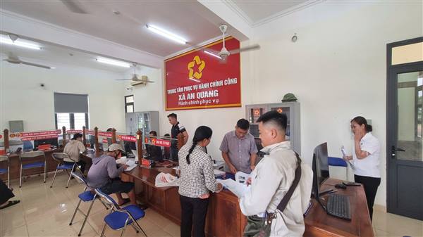 XÃ AN QUANG PHẤN ĐẤU ĐỨNG TỐP 20 VỀ CHỈ SỐ CẢI CÁCH HÀNH CHÍNH