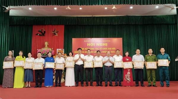 Đảng uỷ xã An Quang tổng kết công tác tổ chức Đại hội Đảng bộ xã lần thứ I, nhiệm kỳ 2025 – 2030