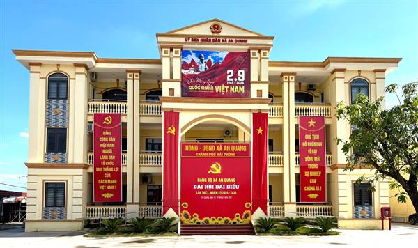 Trụ sở làm việc của cơ quan Đảng, Chính quyền, Đoàn thể, các đơn vị trực thuộc xã An Quang.