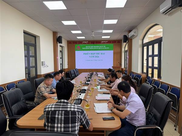 XÃ AN QUANG TỔ CHỨC PHIÊN HỌP LẦN THỨ II BAN ĐẠI DIỆN HỘI ĐỒNG QUẢN TRỊ NGÂN HÀNG CHÍNH SÁCH XÃ HỘI