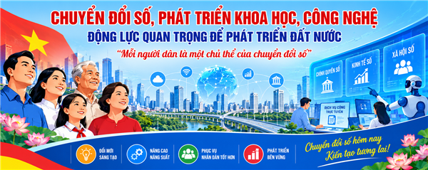 ĐẨY MẠNH CHUYỂN ĐỔI SỐ, PHÁT TRIỂN KHOA HỌC, CÔNG NGHỆ – ĐỘNG LỰC QUAN TRỌNG ĐỂ PHÁT TRIỂN ĐẤT NƯỚC