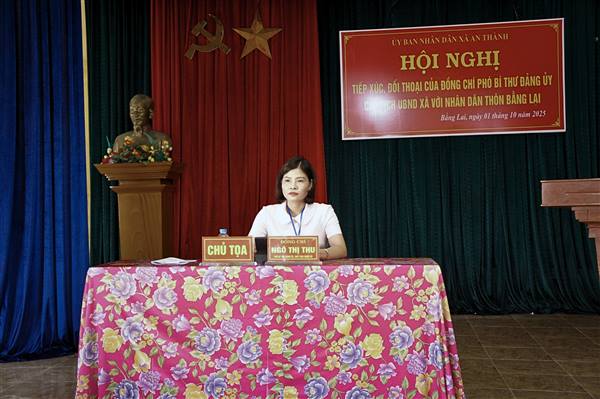 KẾT LUẬN CỦA ĐỒNG CHÍ CHỦ TỊCH UBND XÃ TẠI HỘI NGHỊ TIẾP XÚC ĐỐI THOẠI TRỰC TIẾP VỚI NHÂN DÂN THÔN BẰNG LAI NĂM 2025