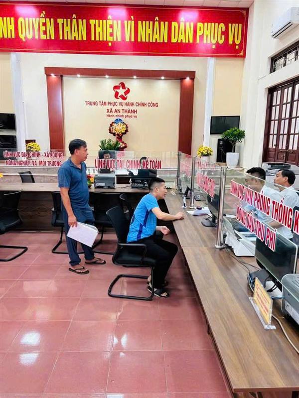 KẾT QUẢ KIỂM SOÁT GIẢI QUYẾT TTHC NGÀY 21/7/2025 TẠI TRUNG TÂM PVHCC XÃ AN THÀNH
