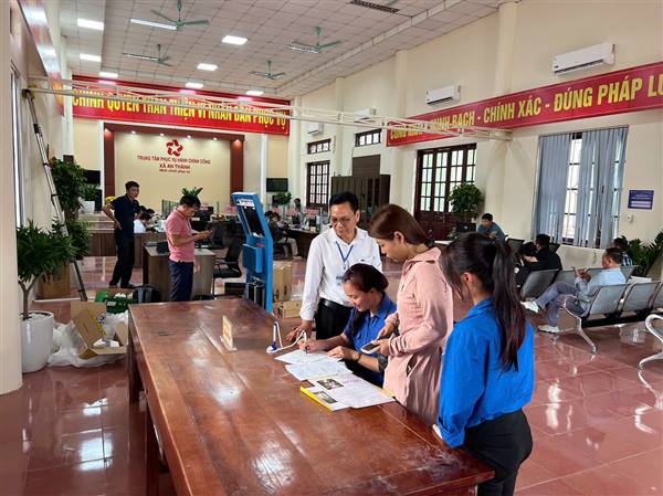 KẾT QUẢ KIỂM SOÁT GIẢI QUYẾT TTHC TẠI TRUNG TÂM PHỤC VỤ HÀNH CHÍNH CÔNG XÃ AN THÀNH NGÀY 13/8/2025