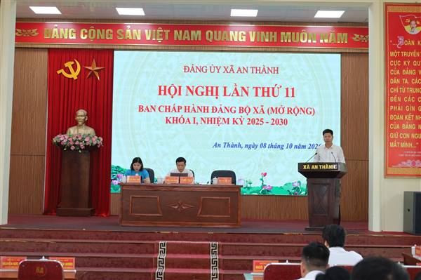 XÃ AN THÀNH TẬP TRUNG THÁO GỠ ĐIỂM NGHẼN, QUYẾT TÂM HOÀN THÀNH CÁC MỤC TIÊU PHÁT TRIỂN KINH TẾ - XÃ HỘI NĂM 2026
