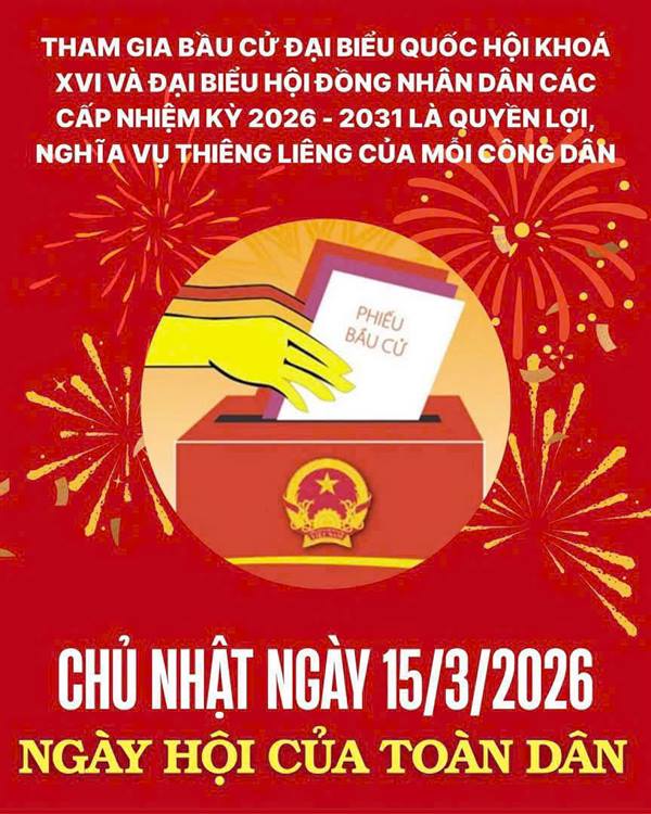 NHẬN BIẾT MÀU PHIẾU TRONG NGÀY BẦU CỬ 15/3/2026
