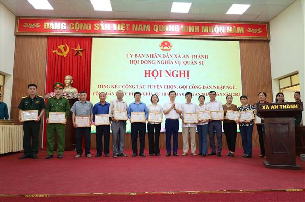 XÃ AN THÀNH TỔNG KẾT CÔNG TÁC TUYỂN QUÂN NĂM 2026