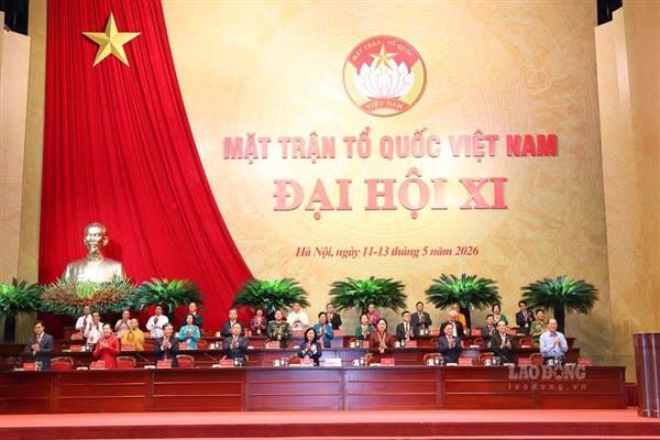 136 đại biểu tham dự Đại hội đại biểu toàn quốc Mặt trận Tổ quốc Việt Nam lần thứ XI, nhiệm kỳ 2026 - 2031