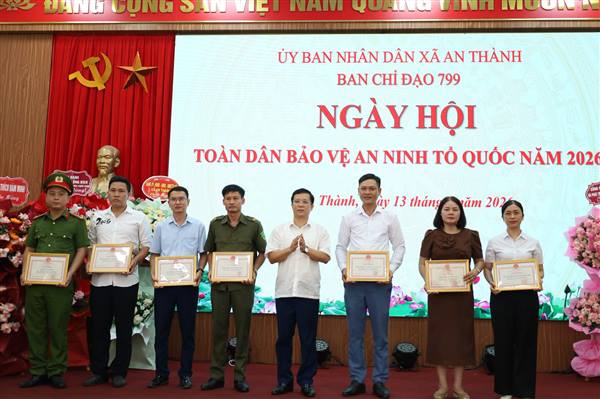 XÃ AN THÀNH TỔ CHỨC NGÀY HỘI TOÀN DÂN BẢO VỆ AN NINH TỔ QUỐC NĂM 2026