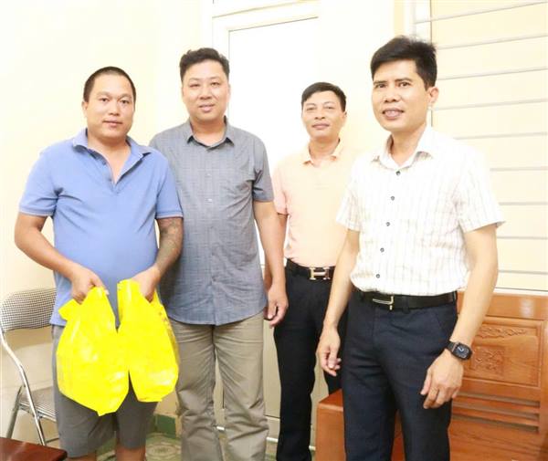 Xã An Trường tiếp nhận công dân sau thời gian điều trị tại Trung tâm Điều dưỡng người tâm thần Hải Phòng