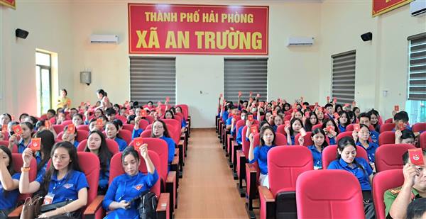 ĐẠI HỘI ĐẠI BIỂU ĐOÀN TNCS HỒ CHÍ MINH XÃ AN TRƯỜNG LẦN THỨ I, NHIỆM KỲ 2025 – 2030 THÀNH CÔNG TỐT ĐẸP