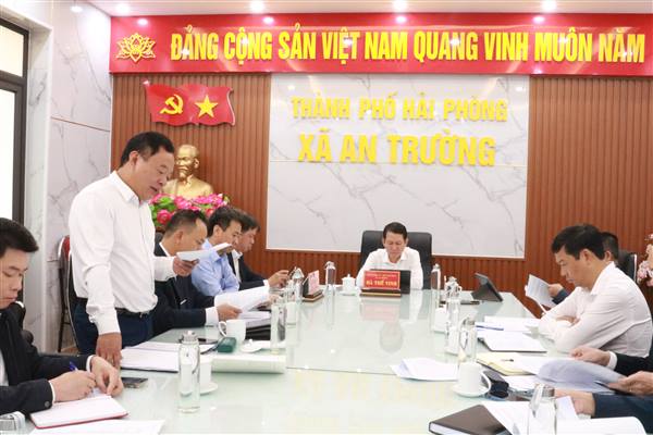 BAN CHỈ ĐẠO BẦU CỬ XÃ AN TRƯỜNG HỌP CHỈ ĐẠO CÔNG TÁC BẦU CỬ  ĐẠI BIỂU QUỐC HỘI KHÓA XVI VÀ BẦU CỬ ĐẠI BIỂU HỘI ĐỒNG NHÂN DÂN CÁC CẤP NHIỆM KỲ 2026-2031