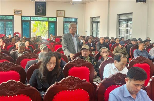 An Trường: Nhiều ý kiến tâm huyết của cử tri gửi tới HĐND xã trước kỳ họp cuối năm