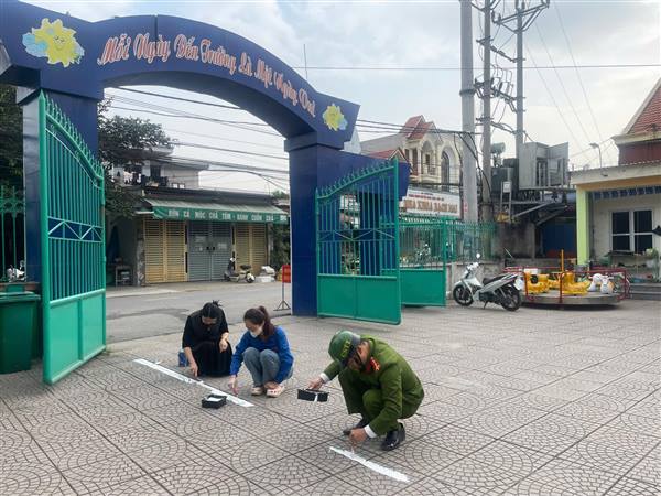 Kịp thời xử lý kiến nghị của cử tri về đảm bảo an toàn giao thông tại cổng Trường Mầm non Trường Thành