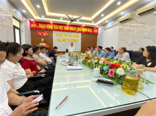 Xã An Trường tổ chức họp lấy ý kiến giới thiệu các đồng chí bổ sung và Banh Chấp hành Đảng ủy, Ban Thường vụ Đảng ủy xã An Trường, nhiệm kỳ 2025-2030