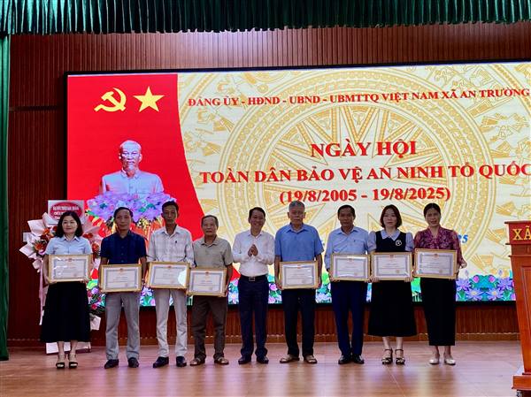 Xã An Trường tổ chức Ngày hội Toàn dân bảo vệ an ninh Tổ quốc năm 2025