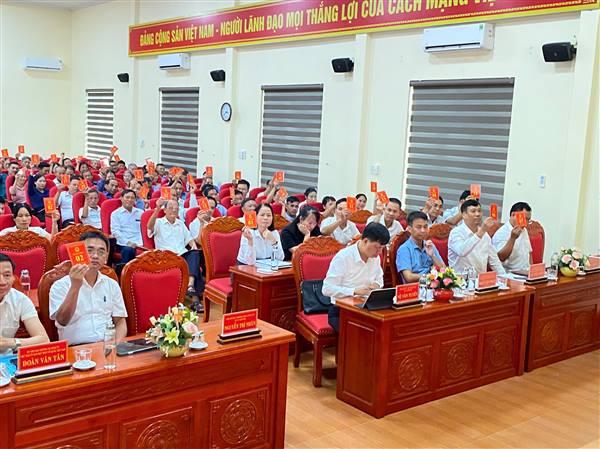 KỲ HỌP THỨ 2 (KỲ HỌP THƯỜNG LỆ GIỮA NĂM 2025) CỦA HĐND XÃ AN TRƯỜNG, KHÓA I, NHIỆM KỲ 2021-2026