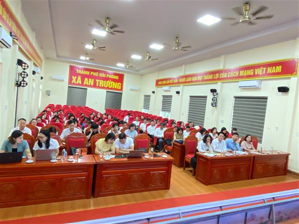 HỘI NGHỊ NGHIÊN CỨU THỰC TẾ CỦA TRƯỜNG CHÍNH TRỊ TÔ HIỆU TẠI XÃ AN TRƯỜNG