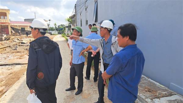 GIÁM SÁT CÁC CÔNG TRÌNH XÂY DỰNG NÔNG THÔN MỚI KIỂU MẪU TRÊN ĐỊA BÀN XÃ AN TRƯỜNG