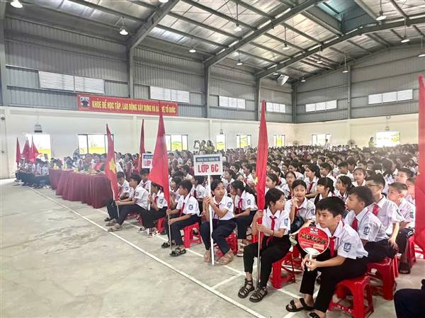 TRƯỜNG THCS TRƯỜNG THỌ TƯNG BỪNG KHAI GIẢNG NĂM HỌC MỚI 2025 - 2026