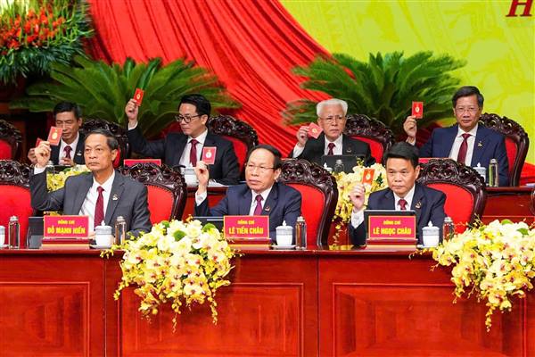 ĐẠI HỘI ĐẠI BIỂU ĐẢNG BỘ THÀNH PHỐ HẢI PHÒNG LẦN THỨ I, NHIỆM KỲ 2025 - 2030 HOÀN THÀNH PHIÊN LÀM VIỆC ĐẦU TIÊN