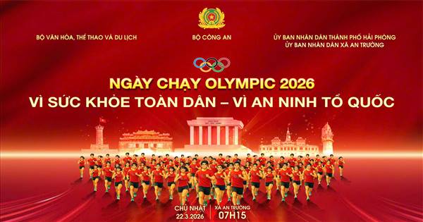 XÃ AN TRƯỜNG TỔ CHỨC “NGÀY CHẠY OLYMPIC – VÌ SỨC KHỎE TOÀN DÂN – VÌ AN NINH TỔ QUỐC” NĂM 2026