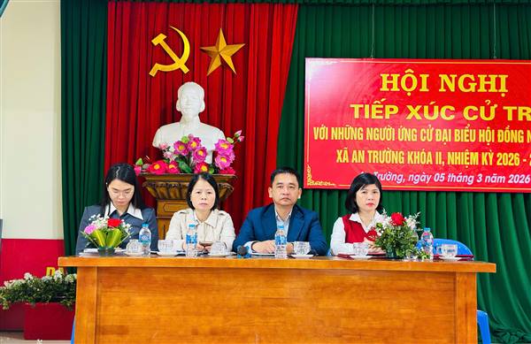 Xã An Trường tổ chức hội nghị tiếp xúc cử tri để người ứng cử đại biểu HĐND xã khóa II, nhiệm kỳ 2026 – 2031 vận động bầu cử.