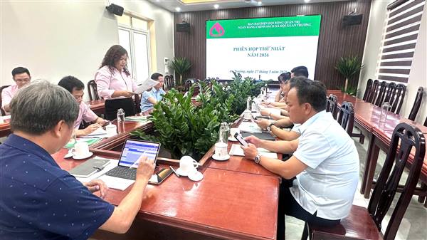 Xã An Trường tổ chức Phiên họp lần thứ nhất Ban Đại diện Hội đồng quản trị Ngân hàng Chính sách xã hội xã An Trường