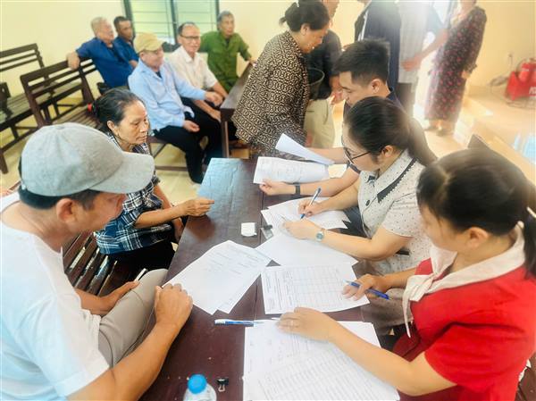 XÃ AN TRƯỜNG TỔ CHỨC CHI TRẢ TIỀN BỒI THƯỜNG, HỖ TRỢ THỰC HIỆN DỰ ÁN KHU CÔNG NGHIỆP TRÀNG DUỆ 3