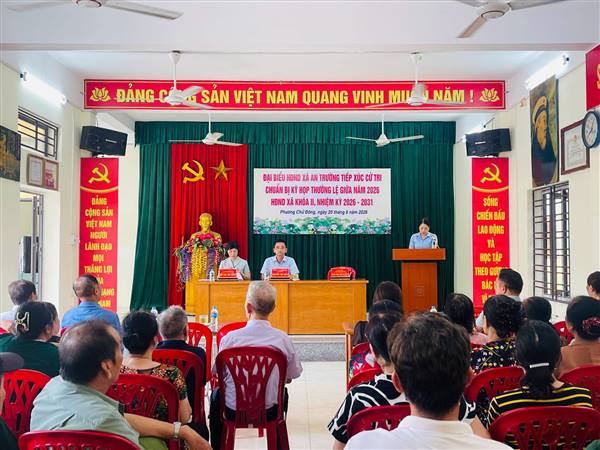 Tổ đại biểu số 7 HĐND xã An Trường tiếp xúc cử tri trước Kỳ họp thường lệ giữa năm 2026 HĐND xã khóa II