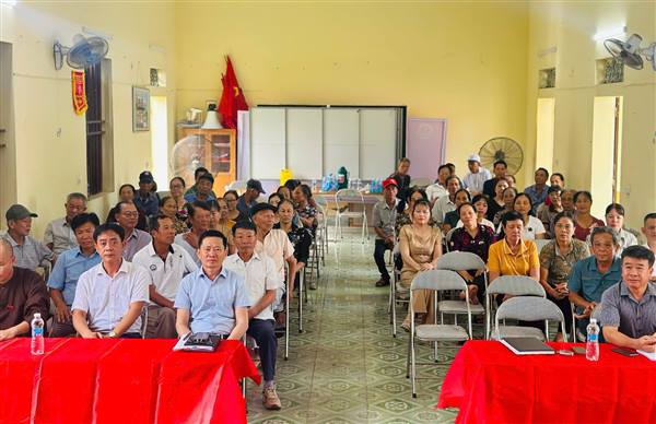 Tổ đại biểu số 3 HĐND xã An Trường tiếp xúc cử tri trước kỳ họp thường lệ giữa năm 2026