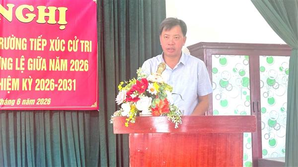 Đại biểu HĐND xã An Trường tiếp xúc cử tri các thôn Liễu Dinh Bắc, Liễu Dinh Nam và Phương Chử Tây trước Kỳ họp thường lệ giữa năm 2026
