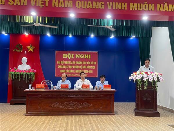 TỔ ĐẠI BIỂU HĐND XÃ TIẾP XÚC CỬ TRI TRƯỚC KỲ HỌP THƯỜNG LỆ GIỮA NĂM 2026
