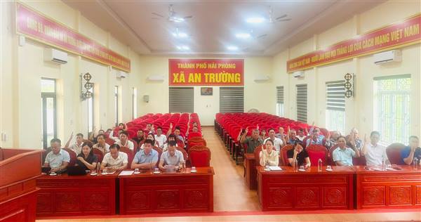 XÃ AN TRƯỜNG TỔ CHỨC HỘI NGHỊ HIỆP THƯƠNG CỬ BỔ SUNG ỦY VIÊN ỦY BAN MTTQ VIỆT NAM XÃ KHÓA I, NHIỆM KỲ 2025 – 2030