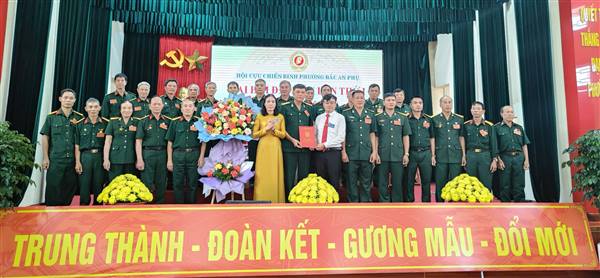 Hội Cựu chiến binh phường Bắc An Phụ tổ chức thành công Đại hội đại biểu lần thứ I, nhiệm kỳ 2025-2030