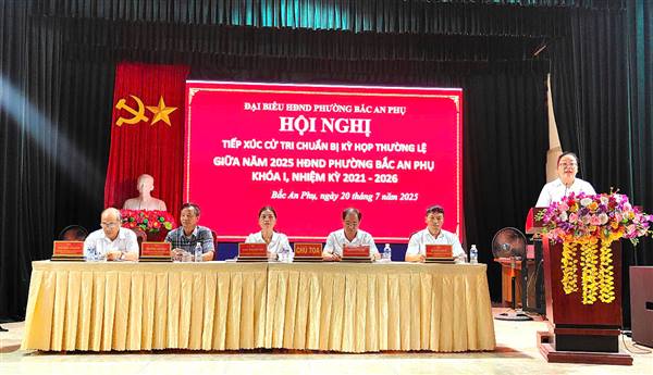 Phường Bắc An Phụ: Dấu ấn đặc biệt ở Hội nghị tiếp xúc cử tri lần đầu sau sáp nhập