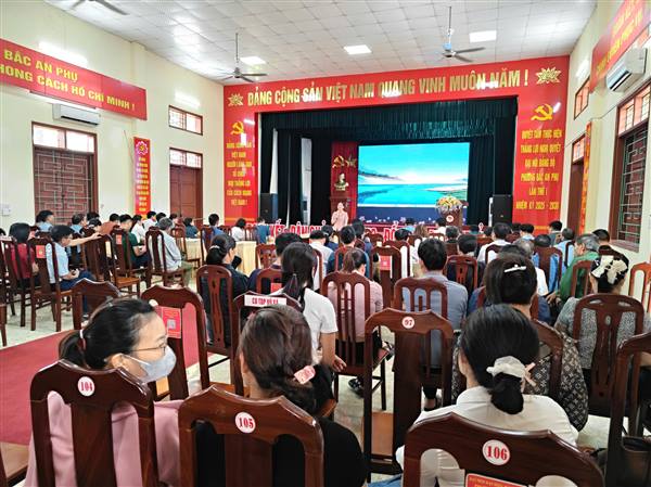 UBND phường Bắc An Phụ tổ chức Hội nghị triển khai nhiệm vụ chuyển quà tặng đến nhân dân
