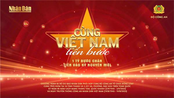 Chương trình “Cùng Việt Nam tiến bước” hưởng ứng kỷ niệm các ngày lễ lớn của đất nước