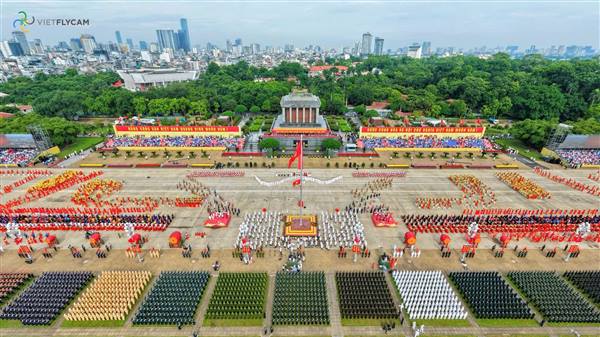 Hào khí non sông hội tụ trên Quảng trường Ba Đình lịch sử