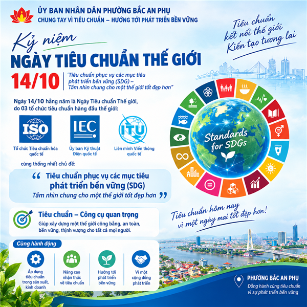 Phường Bắc An Phụ hưởng ứng ngày tiêu chuẩn thế giới năm 2026