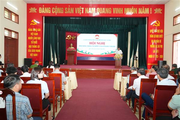 Uỷ ban MTTQ Việt Nam phường Bắc An Phụ phát động Tháng cao điểm “Vì người nghèo” năm 2026