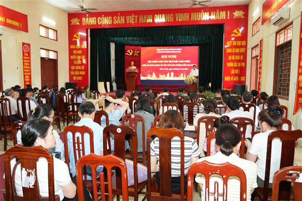 Phường Bắc An Phụ tập huấn triển khai Luật Bảo vệ bí mật nhà nước, Luật An ninh mạng