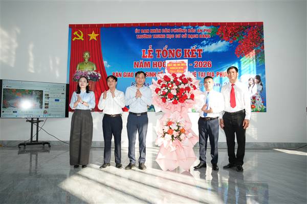 Các trường học trên địa bàn phường Bắc An Phụ tổng kết năm học 2025-2026 và bàn giao học sinh về sinh hoạt hè tại địa phương