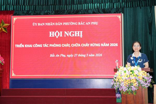 Phường Bắc An Phụ kích hoạt toàn bộ Hệ thống phòng cháy, chữa cháy rừng từ sớm, từ xa 