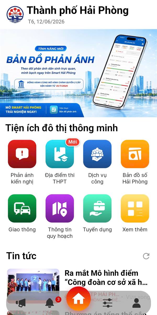 Smart Hải Phòng giúp người dân dễ dàng tiếp cận các dịch vụ công trực tuyến