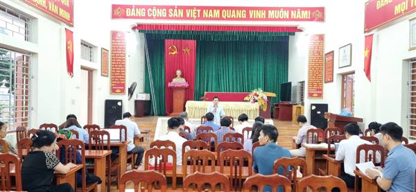 XÃ BẮC THANH MIỆN TỔ CHỨC HỘI NGHỊ TIẾP XÚC ĐỐI THOẠI, THÔNG BÁO THỜI GIAN CƯỠNG CHẾ KIỂM ĐẾM BẮT BUỘC ĐỐI VỚI NHỮNG HỘ GIA ĐÌNH VÀ NHỮNG NGƯỜI CÓ QUYỀN LỢI LIÊN QUAN