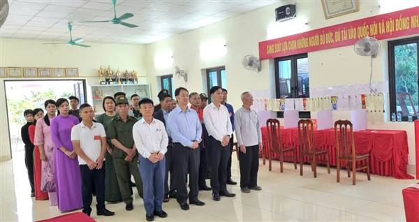 XÃ BẮC THANH MIỆN ĐỒNG LOẠT KHAI MẠC BẦU CỬ TẠI 22/22 KHU VỰC BỎ PHIẾU