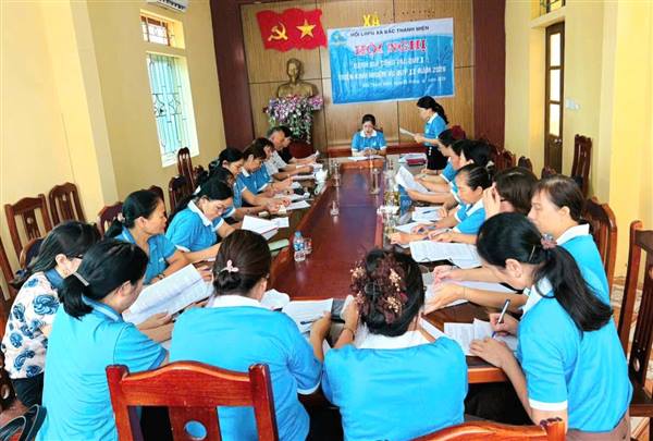 HỘI LIÊN HIỆP PHỤ NỮ XÃ TỔ CHỨC HỘI NGHỊ GIAO BAN QUÝ I NĂM 2026
